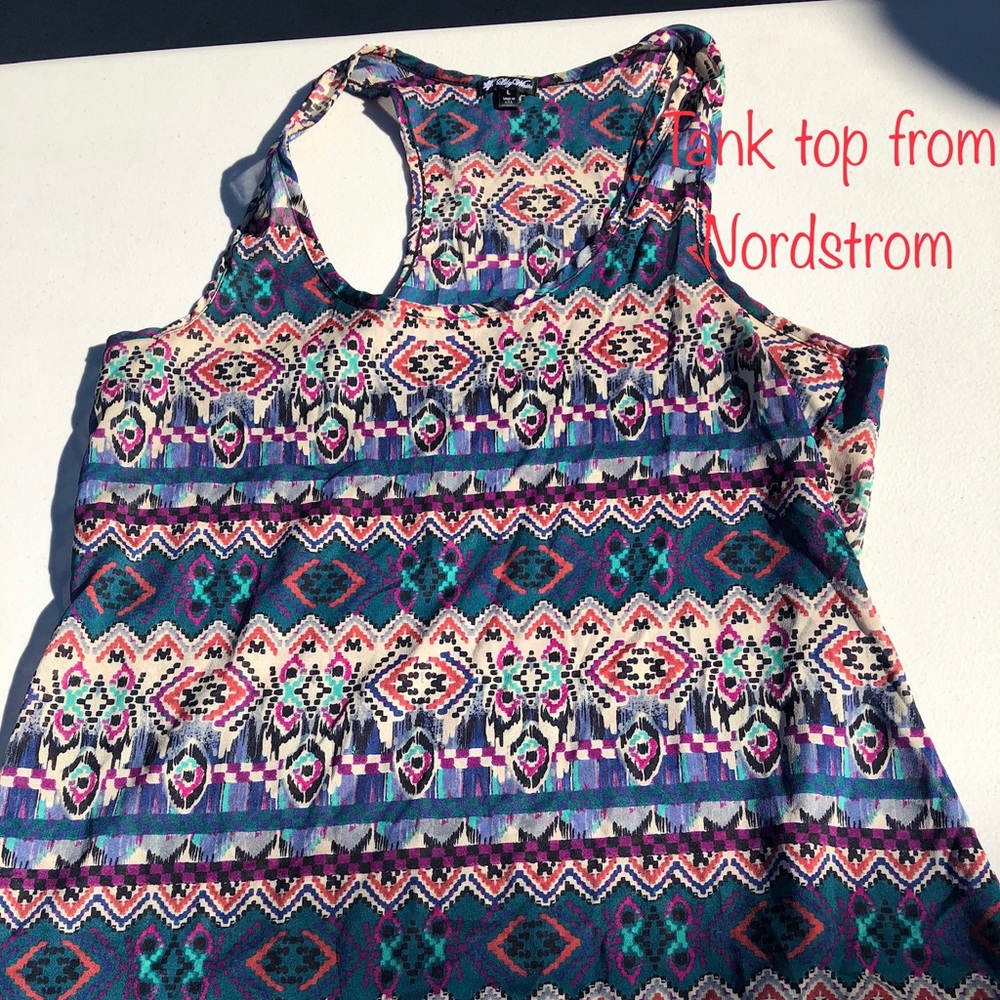 patterned tank top